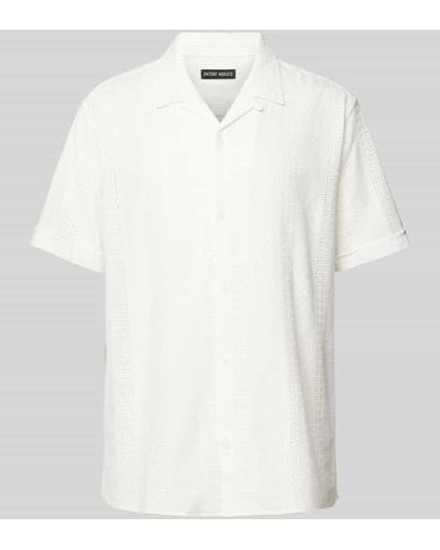 Antony Morato Regular Fit Freizeithemd mit Reverskragen - Weiß