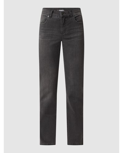 ANGELS Slim Fit Jeans mit Stretch-Anteil Modell 'Cici' - Grau