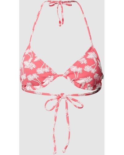 Barts Bikini-Oberteil mit Motiv-Print Modell 'ULAN' - Pink