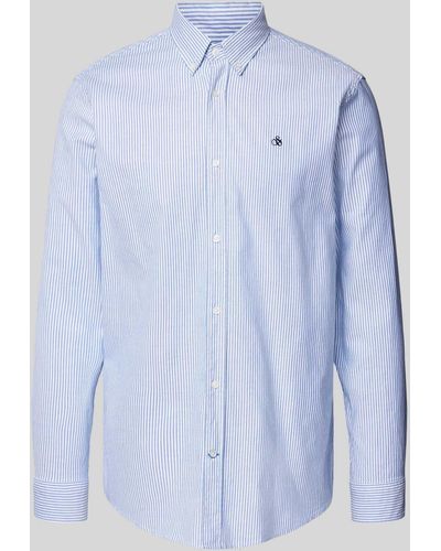 Scotch & Soda Vrijetijdsoverhemd Met Streeppatroon - Blauw