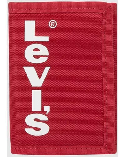 Levi's Portemonnee Met Logo - Rood