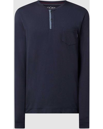 Jockey Pyjama-Oberteil mit Modal-Anteil - Blau