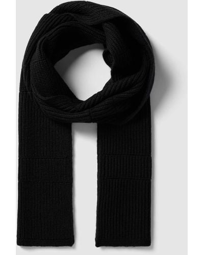 UGG Schal mit Woll-Anteil im unifarbenen Design - Schwarz