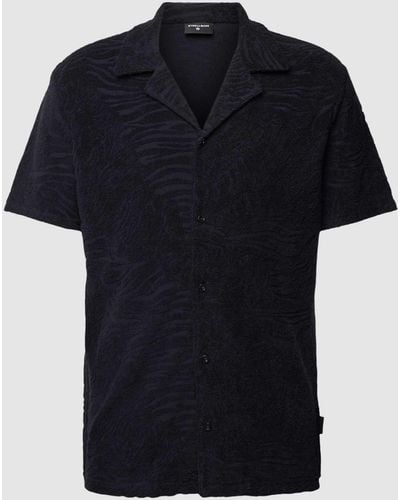 Strellson Poloshirt Met Reverskraag - Zwart