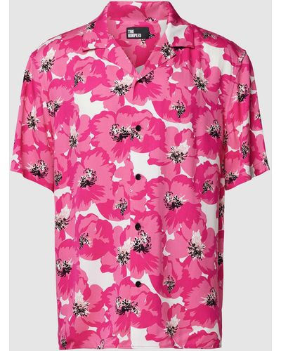 The Kooples Freizeithemd aus Viskose mit floralem Muster - Pink