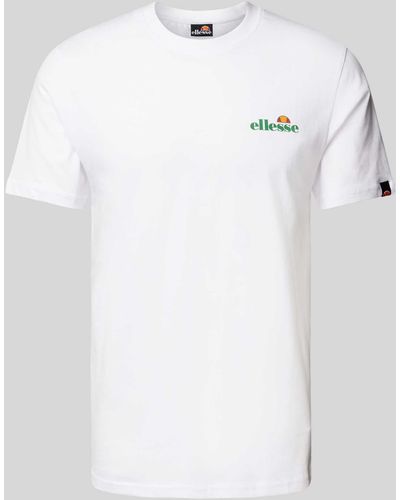 Ellesse T-Shirt mit Label-Print Modell 'LIAMMO' - Weiß