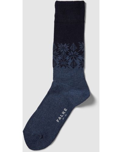 FALKE Socken mit Kaschmir-Anteil Modell 'Haven' - Blau
