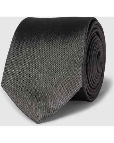 Eterna Krawatte aus Seide (6 cm) - Grau
