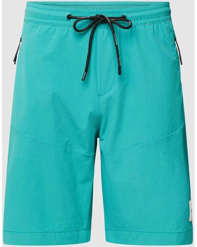 Tom Tailor Denim Shorts mit elastischem Bund - Blau