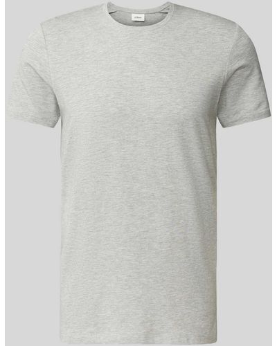 S.oliver T-shirt Met Ronde Hals - Grijs
