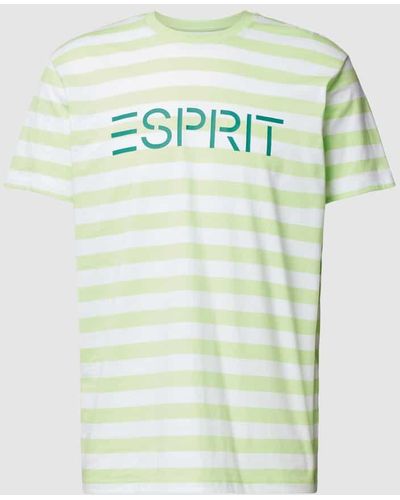 Esprit T-Shirt mit Rundhalsausschnitt - Grün