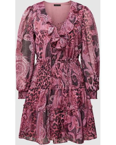 Guess Mini-jurk Met All-over Print - Roze