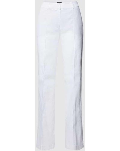 Cambio Hose mit Ziernähten Modell 'Amelie' - Weiß