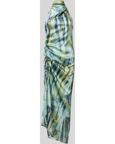 Gestuz Midi-jurk Met Opstaande Kraag - Groen