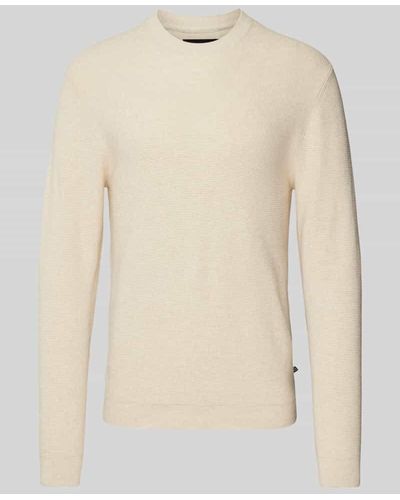 Matíníque Longsleeve mit Label-Detail Modell 'Alagoon' - Natur