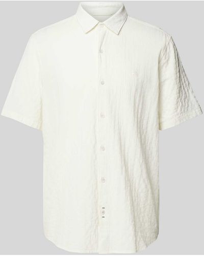 Lerros Freizeithemd mit Knopfleiste - Weiß