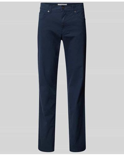 Brax Regular Fit Hose im 5-Pocket-Design Modell 'CADIZ' - Blau