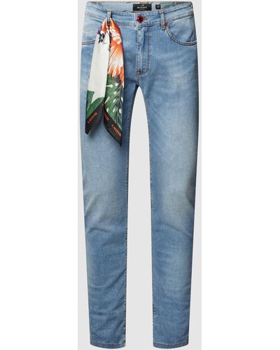 Mason's Jeans mit Allover-Muster innen Modell 'HARRIS' - Blau