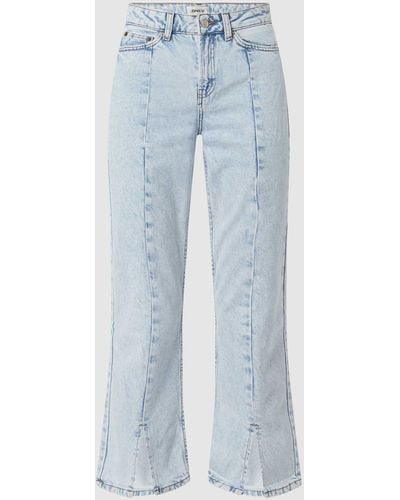 ONLY Flared High Waist Jeans mit Stretch-Anteil Modell 'Emily' - Blau