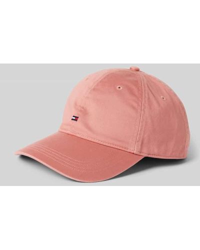 Tommy Hilfiger Basecap mit Label-Stitching - Pink