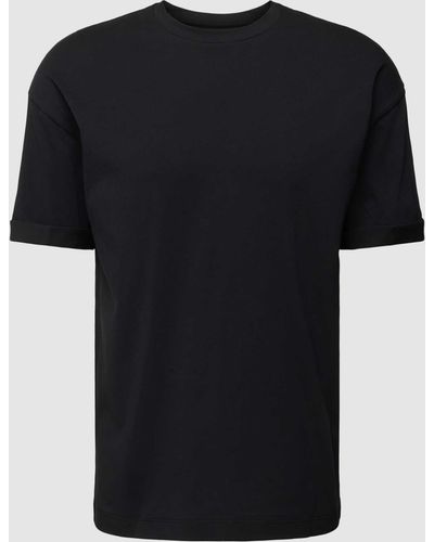 DRYKORN T-Shirt mit überschnittenen Schultern Modell 'THILO' - Schwarz