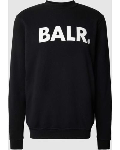 BALR Sweatshirt mit Label-Print - Schwarz
