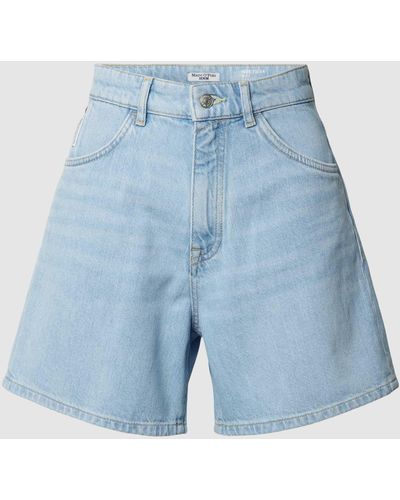 Marc O' Polo Jeansshorts - Blauw