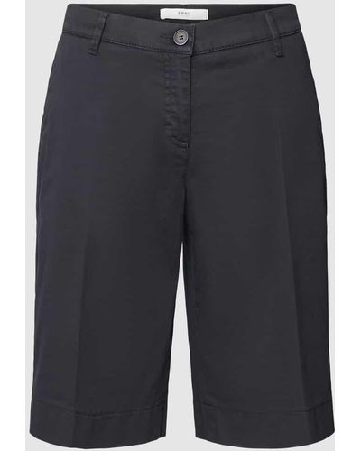 Brax Chino-Shorts mit Eingrifftaschen Modell 'MIA' - Blau
