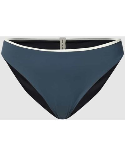 MYMARINI Bikini-Hose mit Label-Detail - Blau