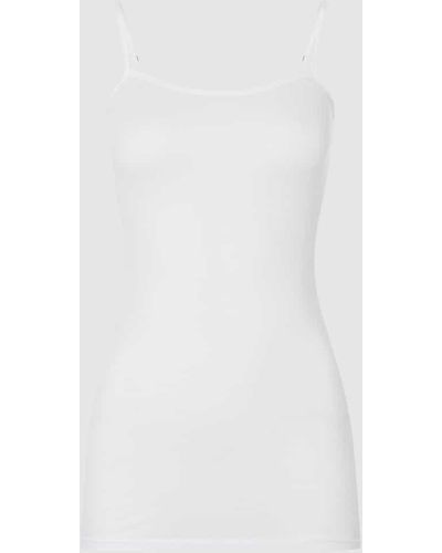 Hanro Unterhemd aus Baumwolle Modell Ultralight - Weiß
