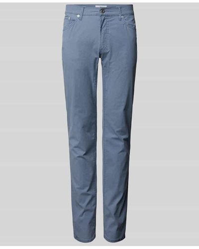 Brax Slim Fit Jeans im 5-Pocket-Design Modell 'CHUCK' - Blau