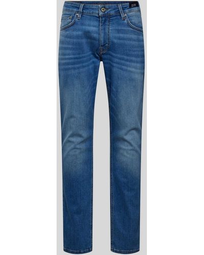 JOOP! Jeans Slim Fit Jeans mit Label-Detail Modell 'Stephen' - Blau