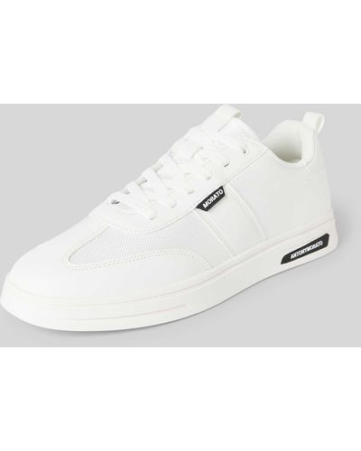 Antony Morato Sneaker in unifarbenem Design Modell 'DERMOT NYLON' - Weiß