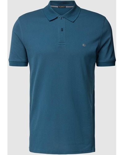 Christian Berg Men Slim Fit Poloshirt - Blauw