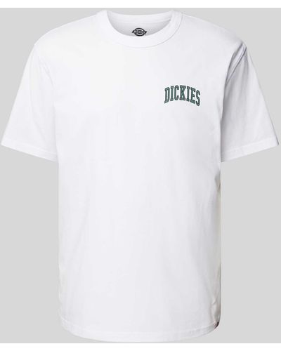Dickies T-Shirt mit Label-Print Modell 'AITKIN' - Weiß
