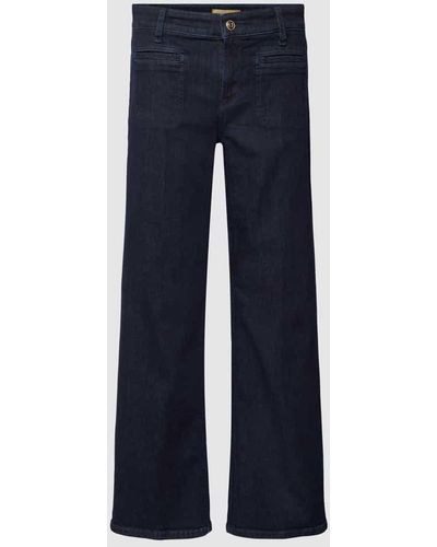 Cambio Jeans in verkürzter Passform Modell 'TESS' - Blau