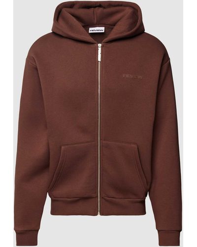 Review Basic Sweatjacke - Braun