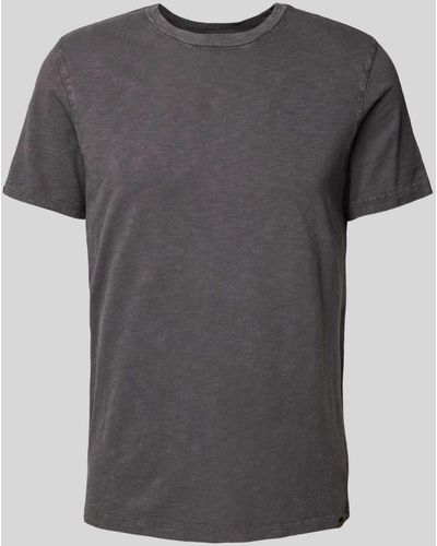 Superdry T-Shirt im unifarbenen Design - Grau