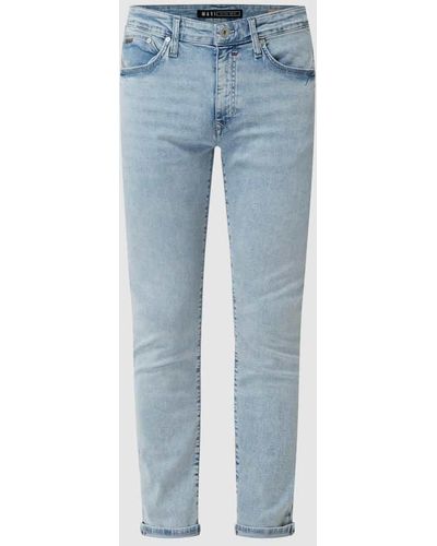 Mavi Skinny Fit Jeans mit Stretch-Anteil Modell 'James' - Blau