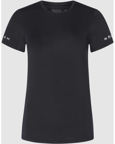 Röhnisch T-Shirt mit Stretch-Anteil Modell 'Arc' - Schwarz