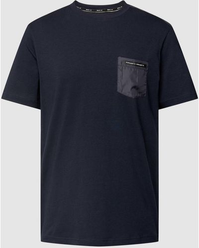 Brax T-Shirt mit Brusttasche Modell 'Lias' - Blau