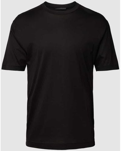 DRYKORN T-Shirt mit Rundhalsausschnitt Modell 'GILBERD' - Schwarz