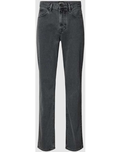 ARMEDANGELS Straight Leg Jeans im 5-Pocket-Design Modell 'DYLAANO' - Grau