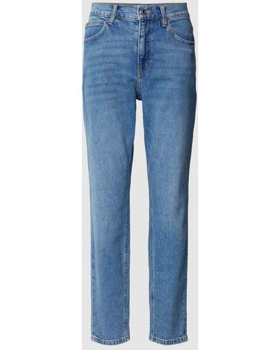 Mango Jeans mit 5-Pocket-Design Modell 'NEWMOM' - Blau