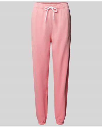 Polo Ralph Lauren Regular Fit Sweatpants mit Logo-Stitching - Pink