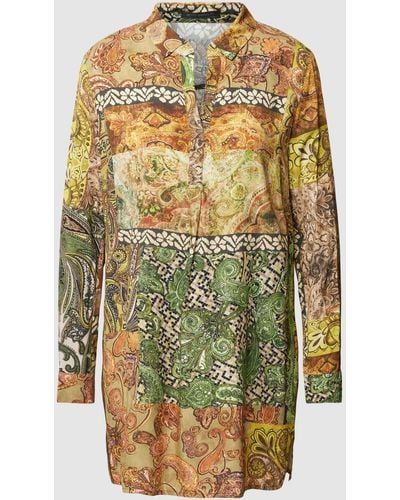 Betty Barclay Blouse Met All-over Print - Geel