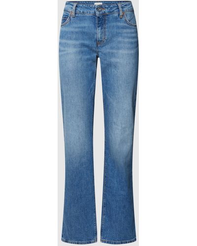 Mustang Jeans mit Label-Patch Modell 'CROSBY' - Blau