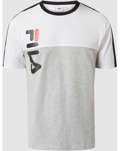 Fila T-shirt Van Katoen - Grijs