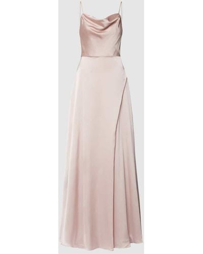 Luxuar Abendkleid mit Gehschlitz - Pink