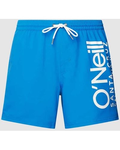 O'neill Sportswear Badehose mit Label-Print Modell 'Original Cali' - Blau